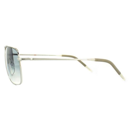 Oliver Peoples Aviator Silver Chrome Sapphire VFX Photochromic Sunglasses 3