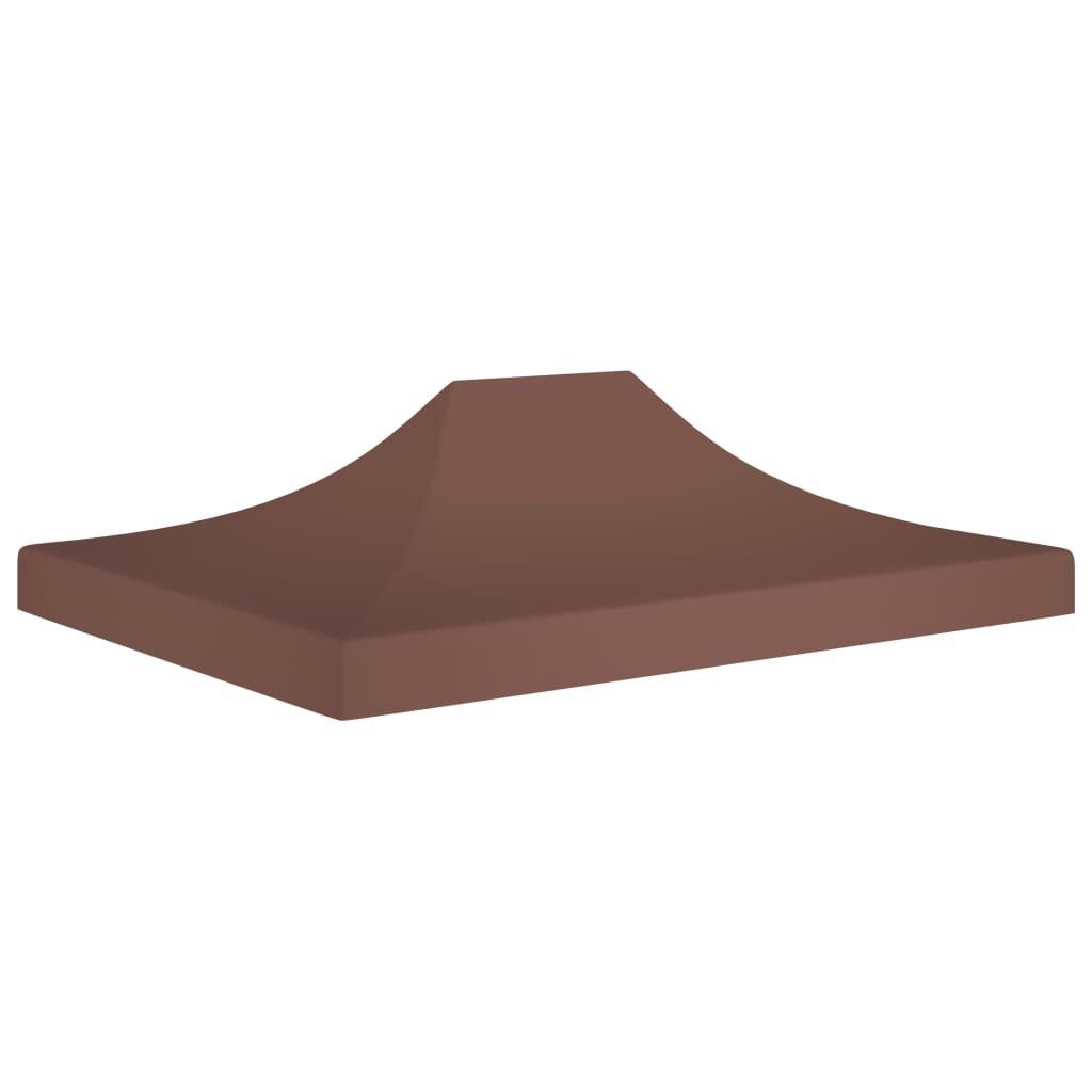 Party Tent Roof 4x3 m Brown 270 g/mA2