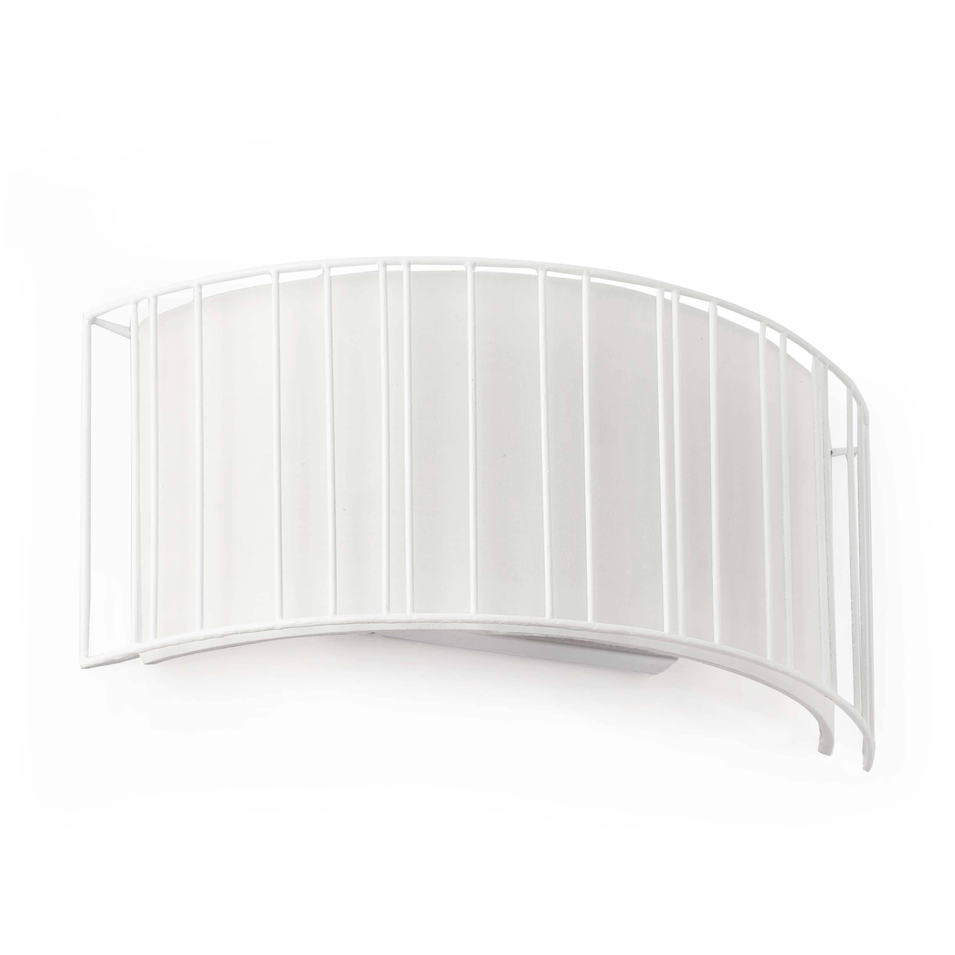 Linda 2 Light Indoor Wall Light White with Shade E27