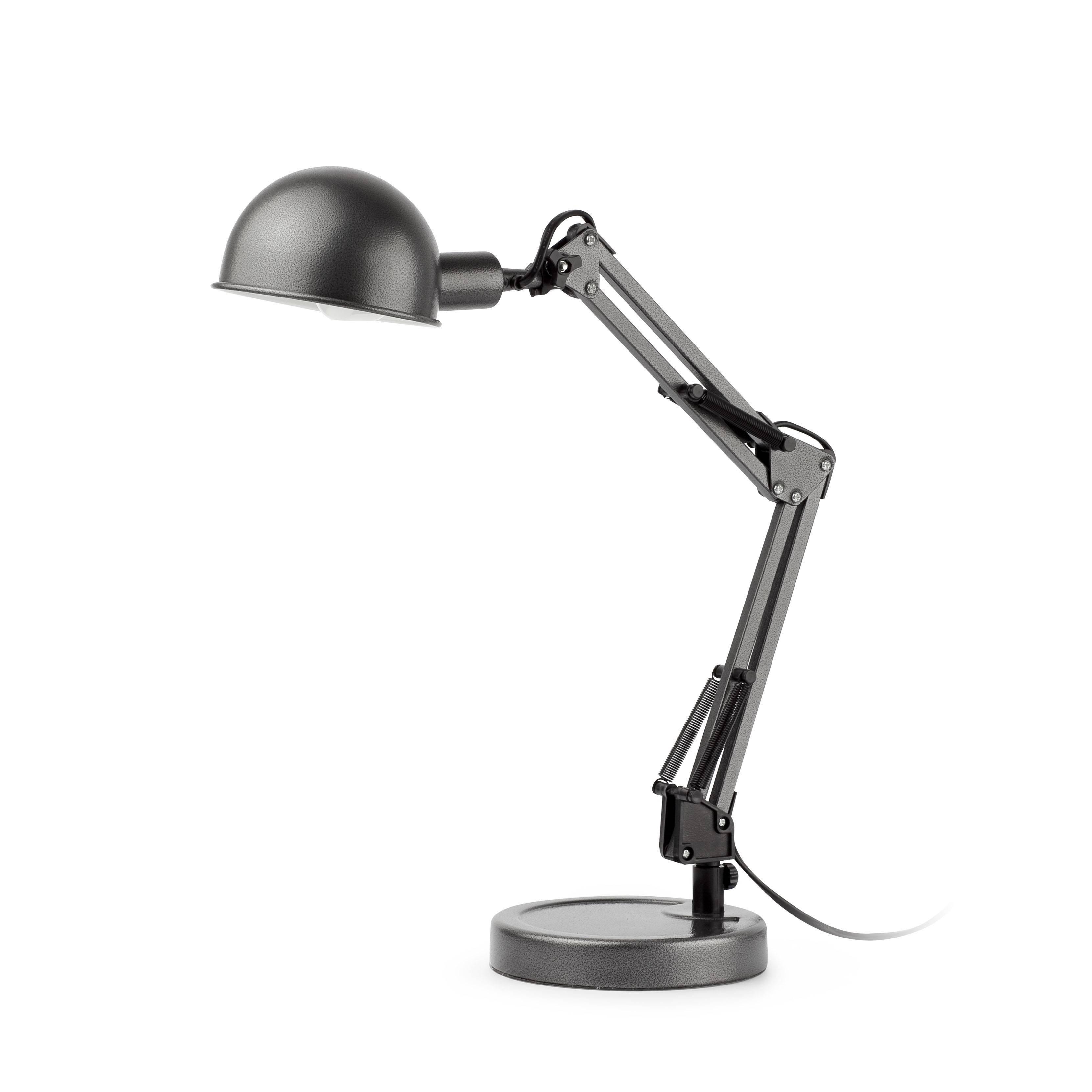 Baobab 1 Light Desk Lamp Grey E14