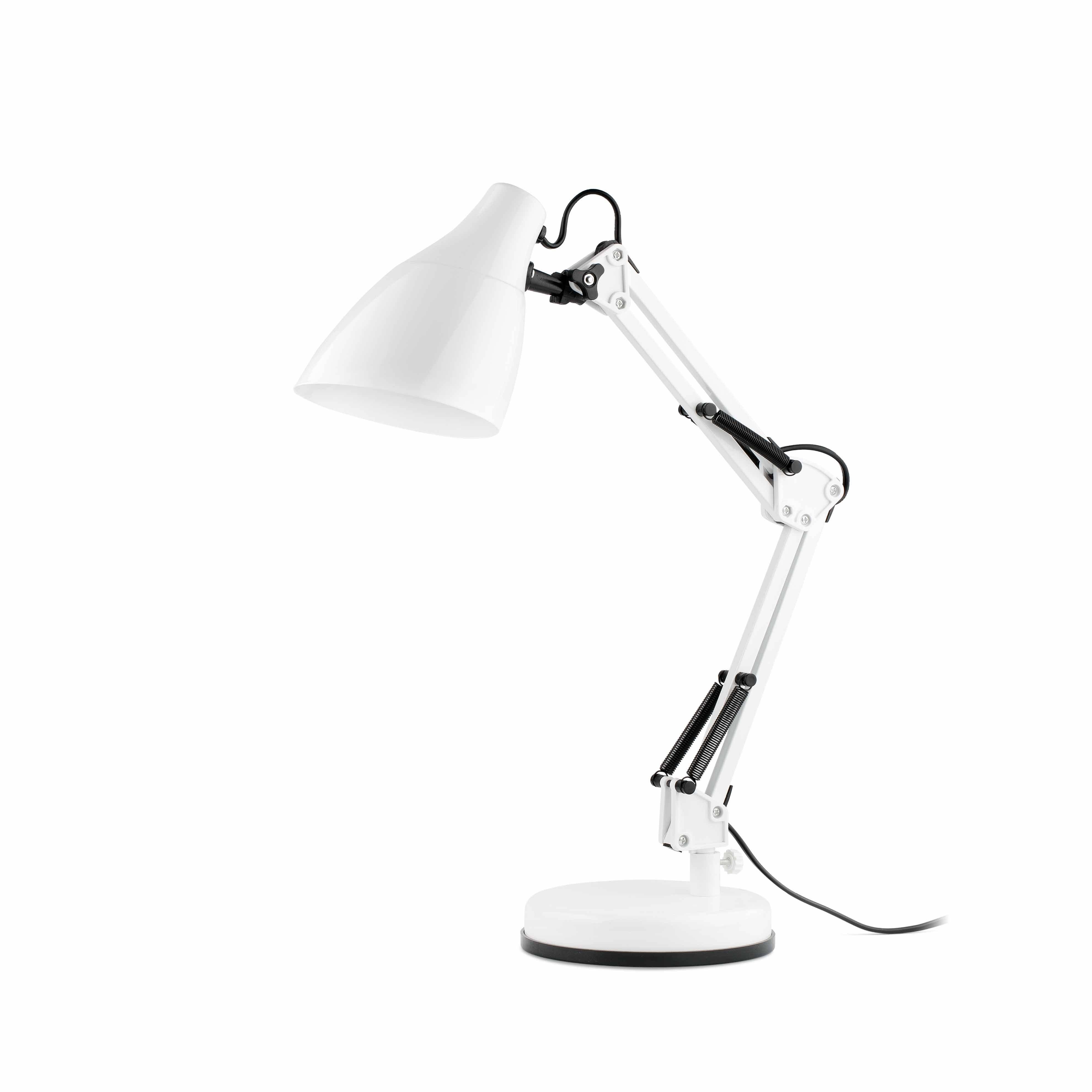 Gru 1 Light Desk Lamp White E27