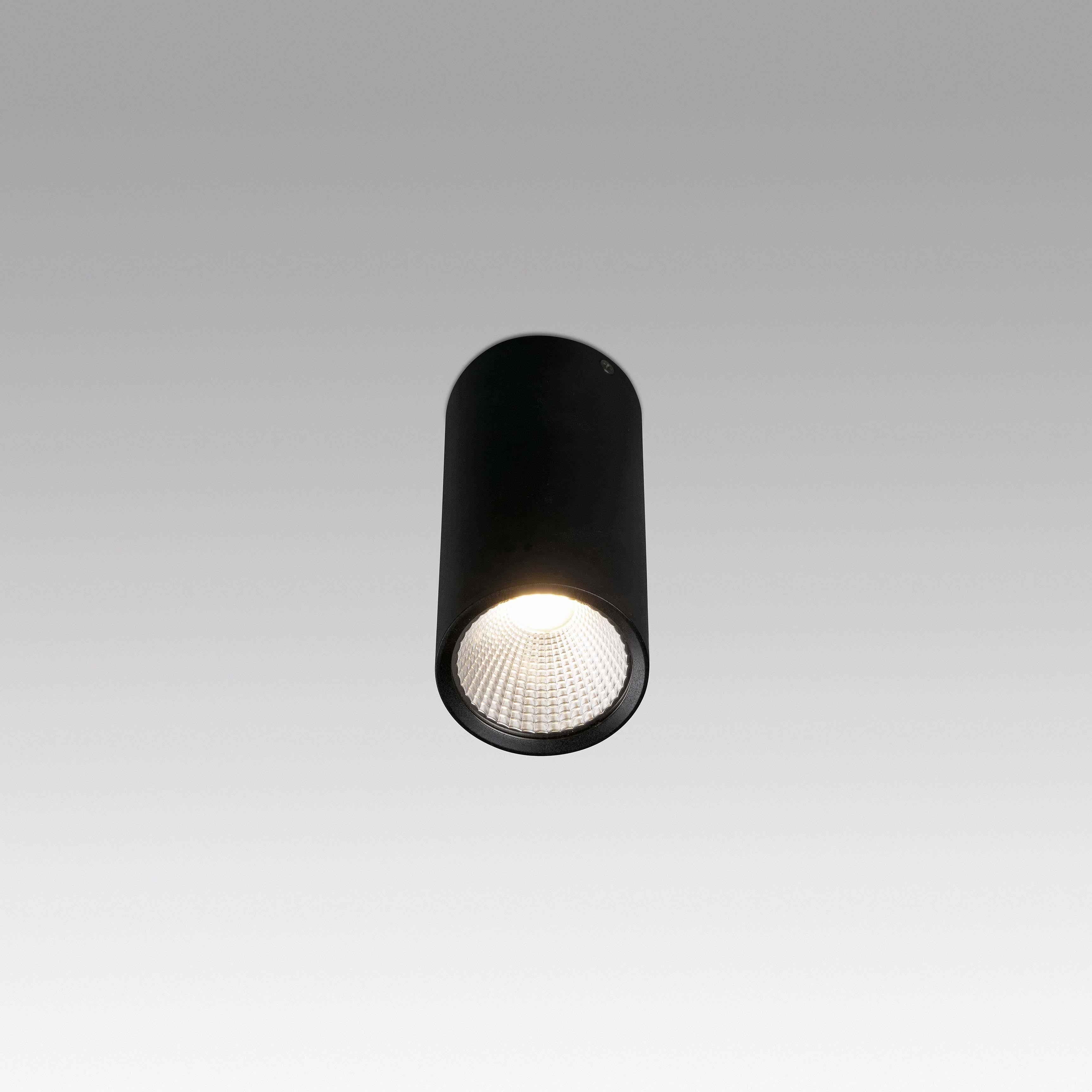Photos - Floodlight / Street Light FARO Rel LED 1 Light Round Surface Mounted Downlight Black 