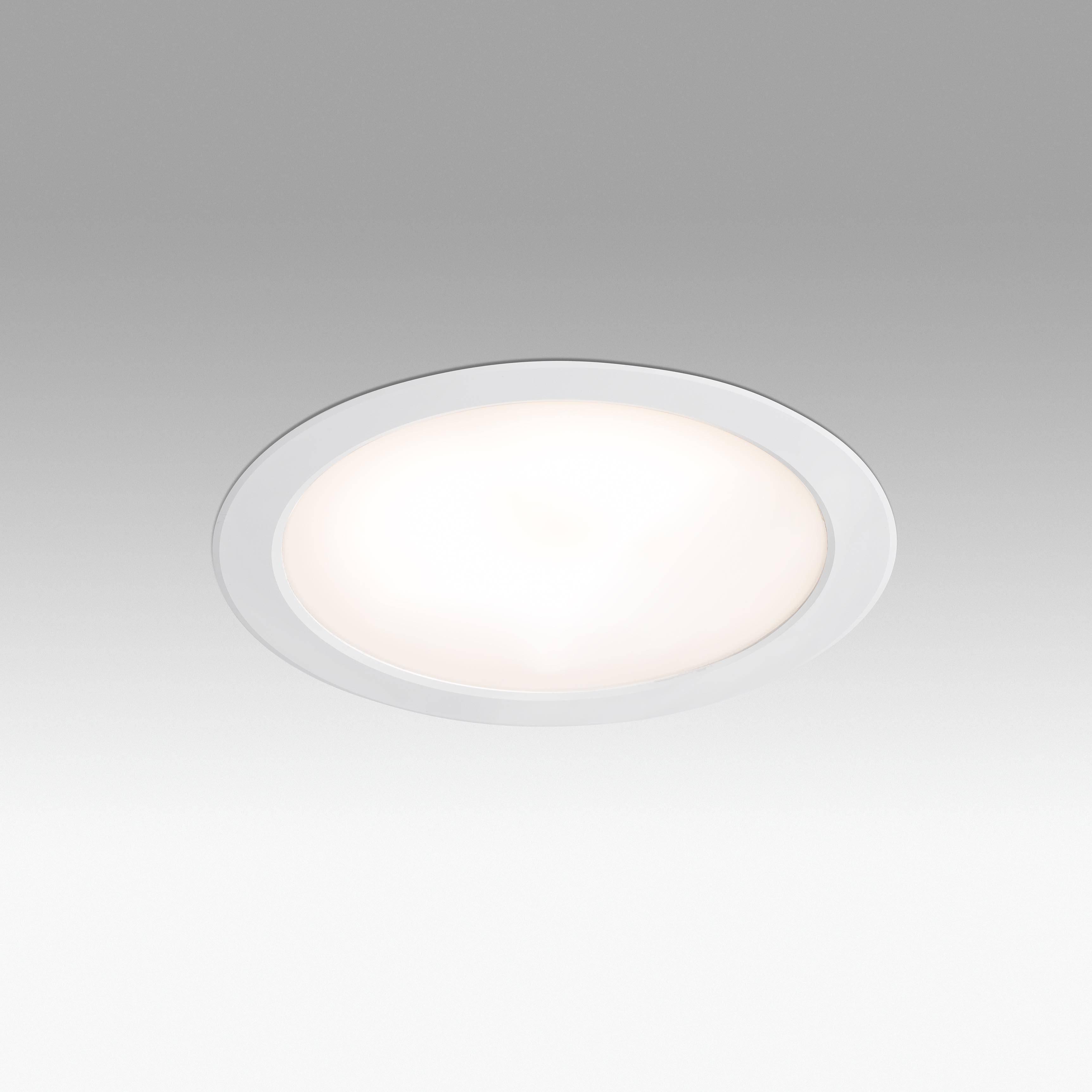 Tod LED Large Recessed Ceiling Light White IP44