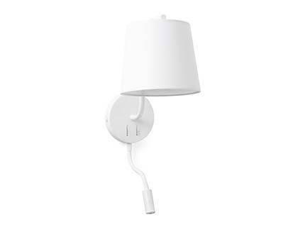 LED 1 Light Indoor Wall Light Reading Lamp White E27