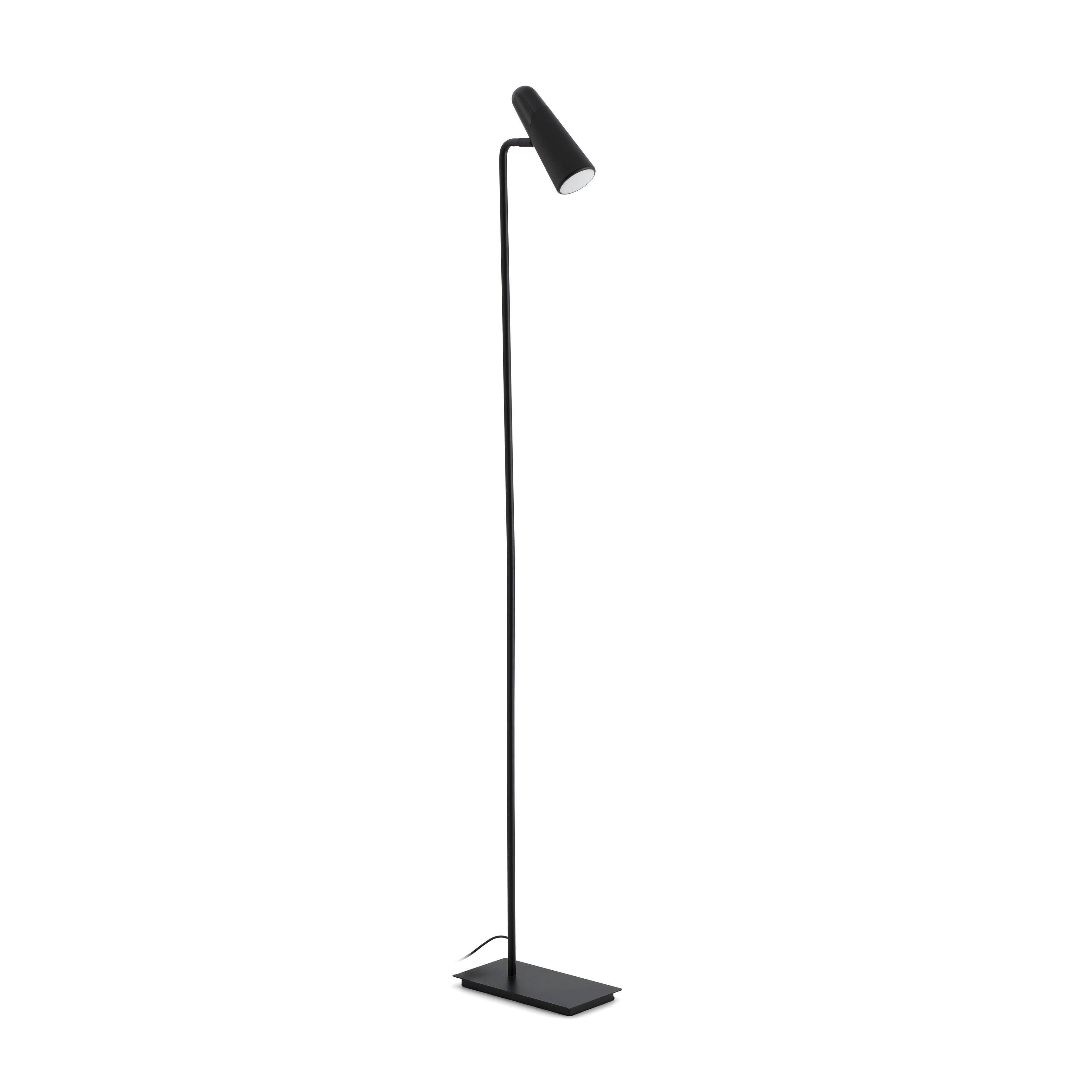 Lao LED 1 Light Adjustable Floor Lamp Black