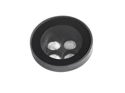 Tras Outdoor LED Recessed Ground Light Black Fixed 4W 3000K IP67