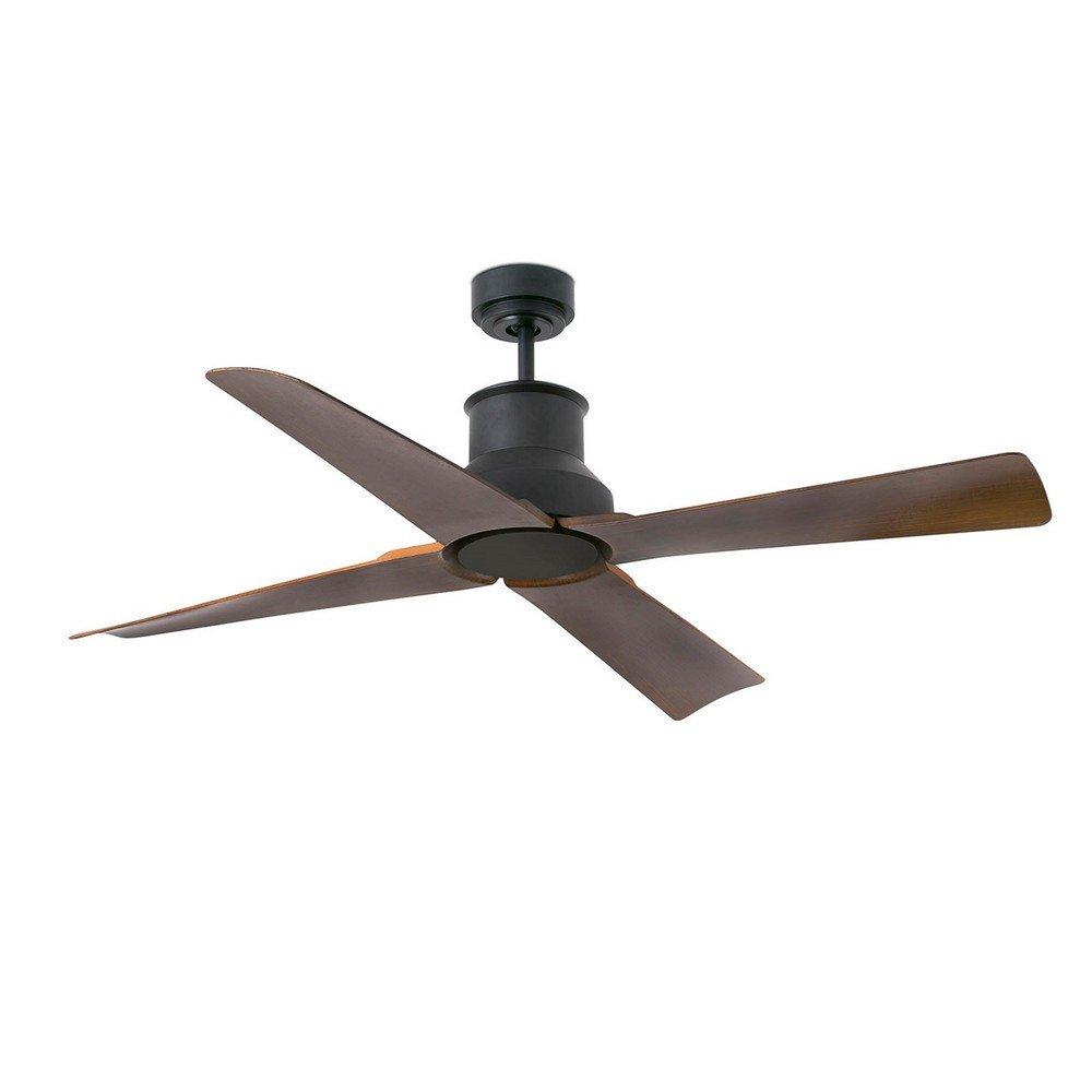 Winche Brown Ceiling Fan With DC Motor Smart Remote Included