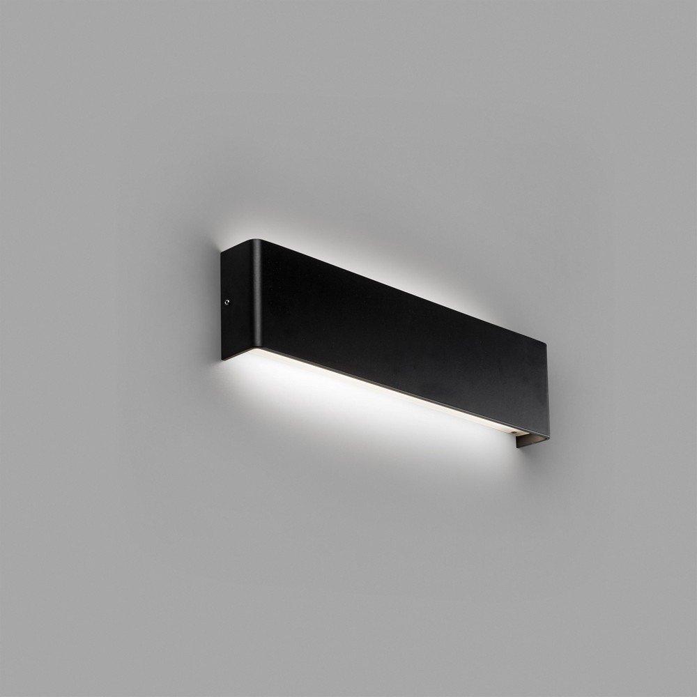 Nash Integrated LED Up & Down Wall Light Black 3000K