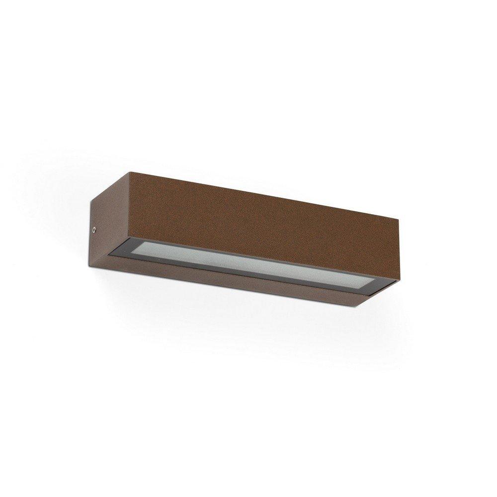 Lako Integrated LED Down Lighter Outdoor Wall Light Brown 3000K IP65