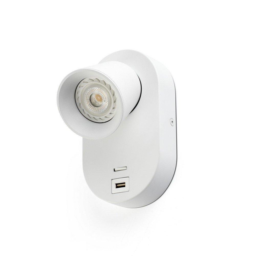 Corb Integrated LED Wall Spotlight Wall Light White