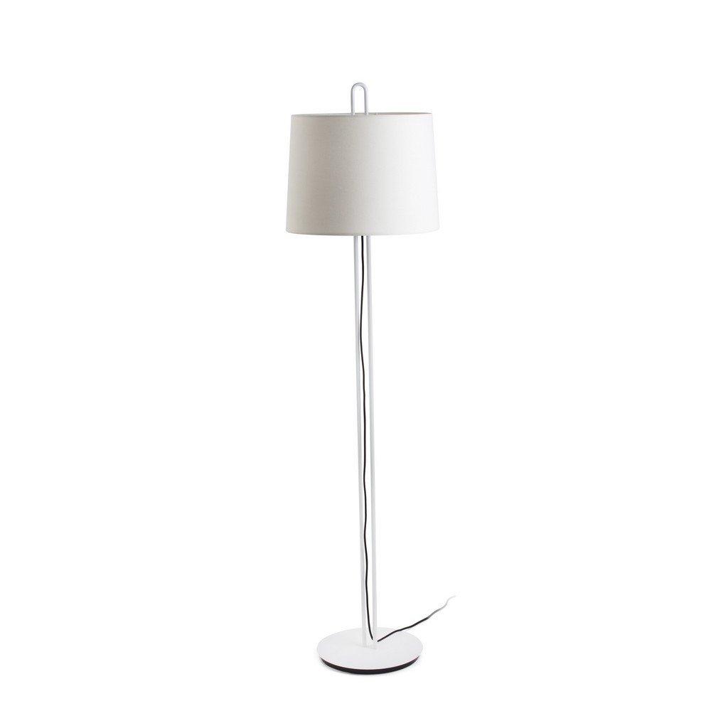 Montreal Floor Lamp with Shade White E27