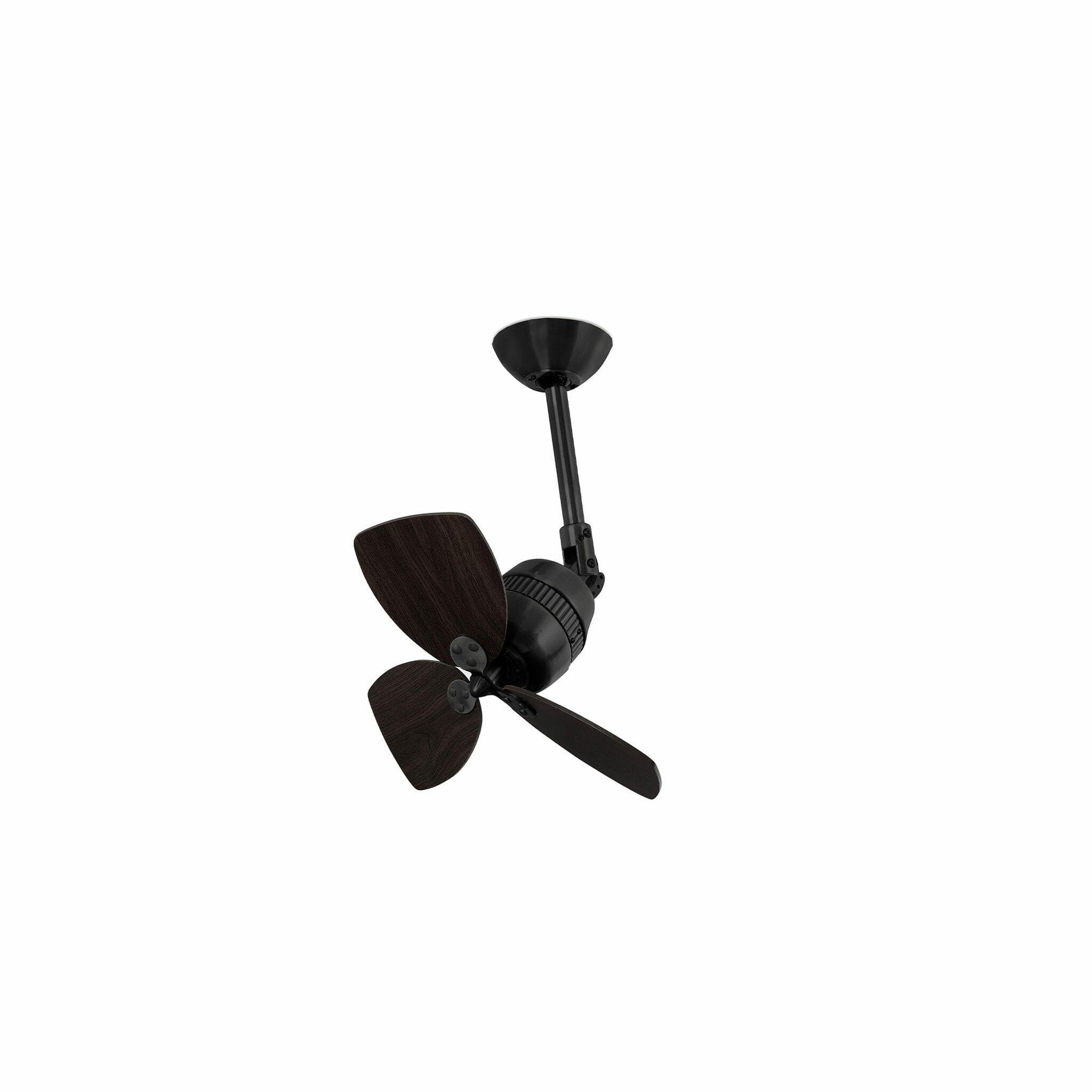 Vedra Small Dark Brown Ceiling Fan 4 Speed