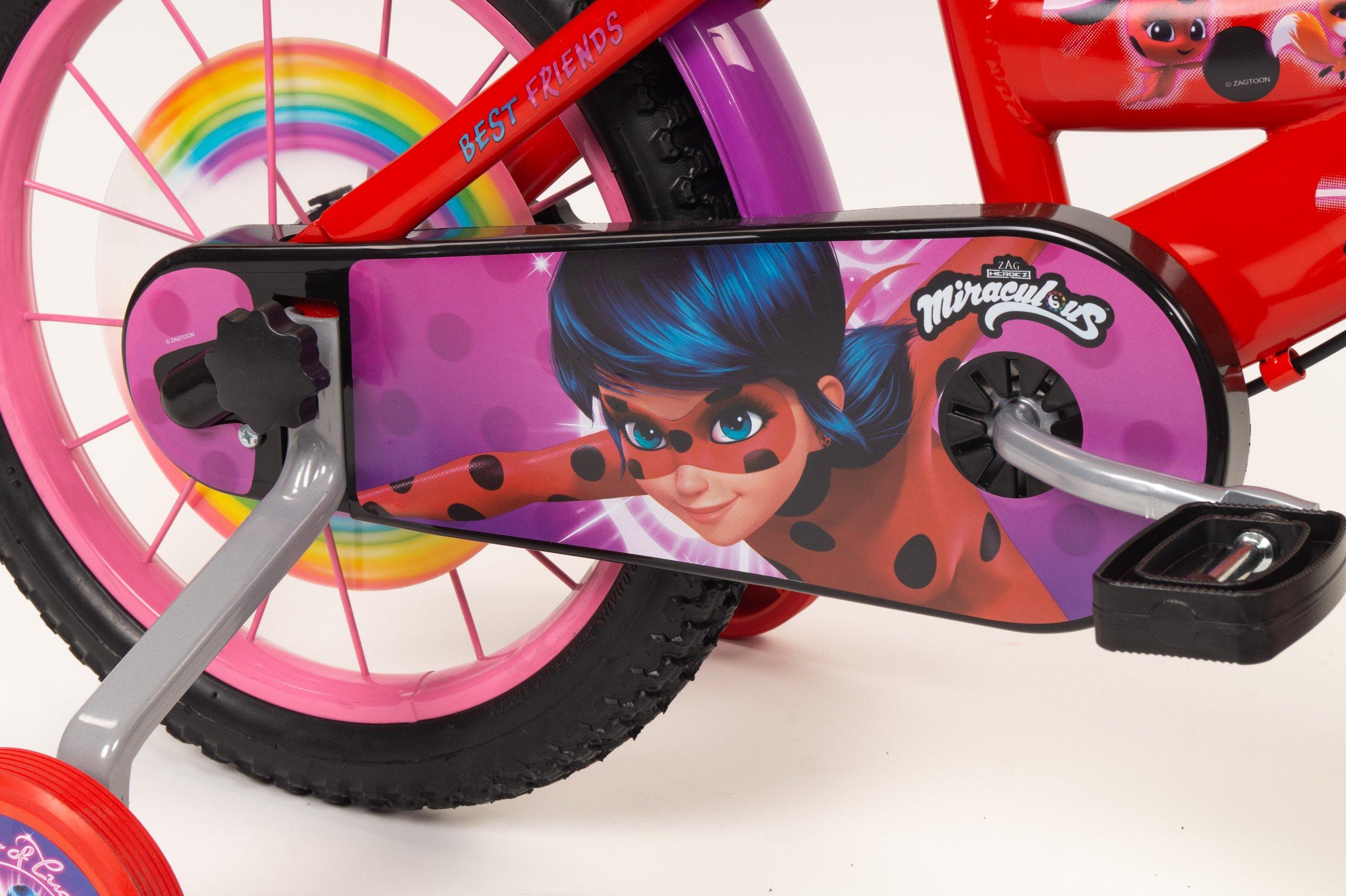 Toimsa Velo De 16 Pulgadas Miraculous Ladybug Niño Niña (1658) con