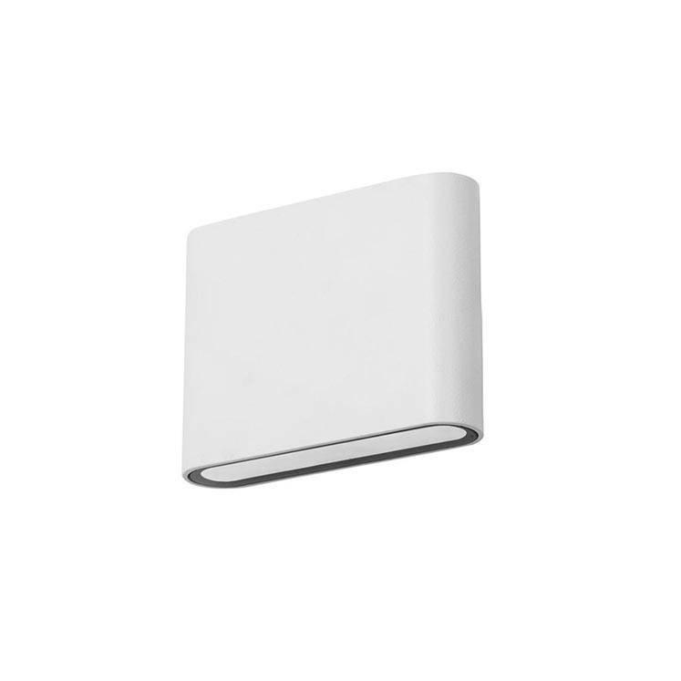Slim LED Outdoor Wall Light White IP54