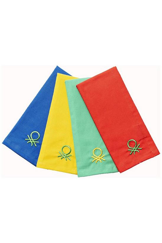 United Colors of Benetton United Colors Set of 4 Rainbow Table Cloths 100% Cotton 2