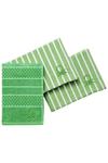 United Colors of Benetton United Colors Set of 3 Kitchen Napkins 100% Cotton Green thumbnail 1