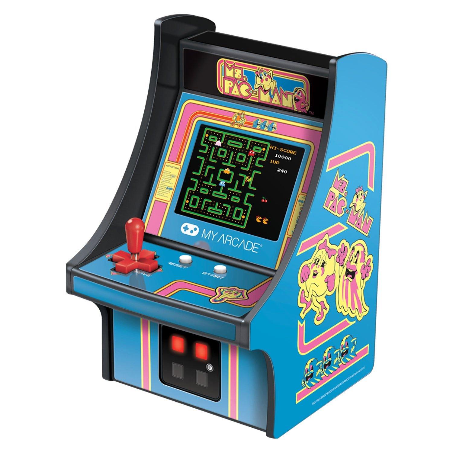 Ms. Pac-Man Micro Player 6.75 Collectible Retro