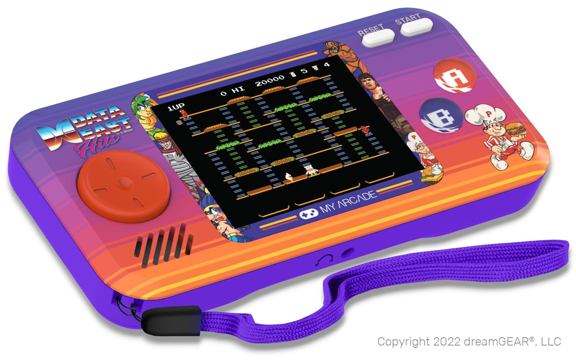 Data East Hits Pocket Player Portable Gaming System (308 Games In 1)