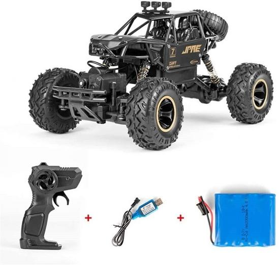 Toy Time Remote Control Monster Truck 1:16 Scale, 2.4 GHz Off-Road