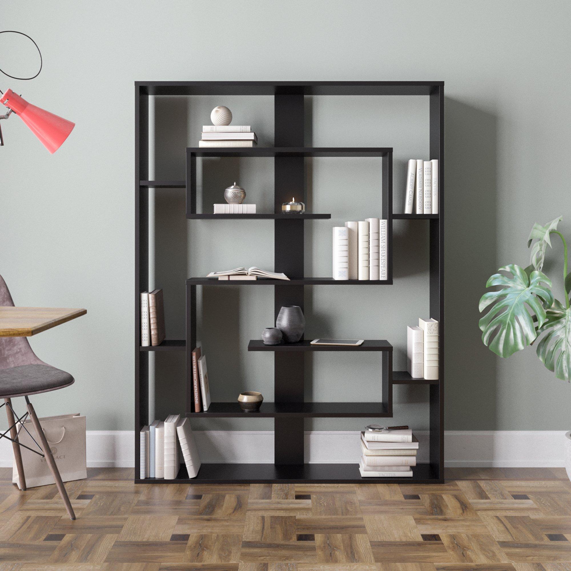 Esteban Geometric Bookcase Shelving and Display Unit