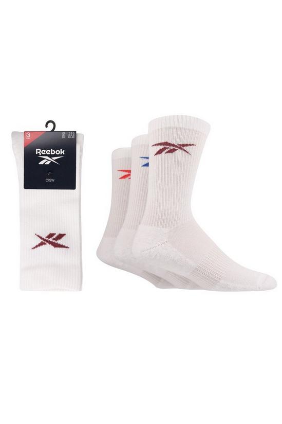 Reebok 3 Pair Pack Sport Sock With Cushioned Sole 1