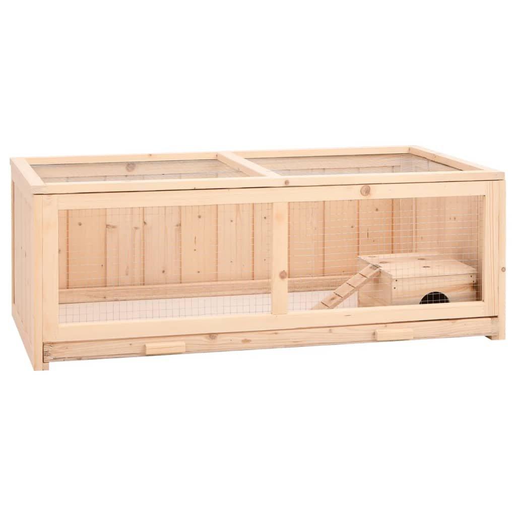Hamster Cage 104x52x38 cm Solid Wood Fir