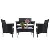 Rattantree 4 Seater Rattan Garden Furniture Set with 2 Single Chairs, 1 Double Sofa and 1 Table thumbnail 2