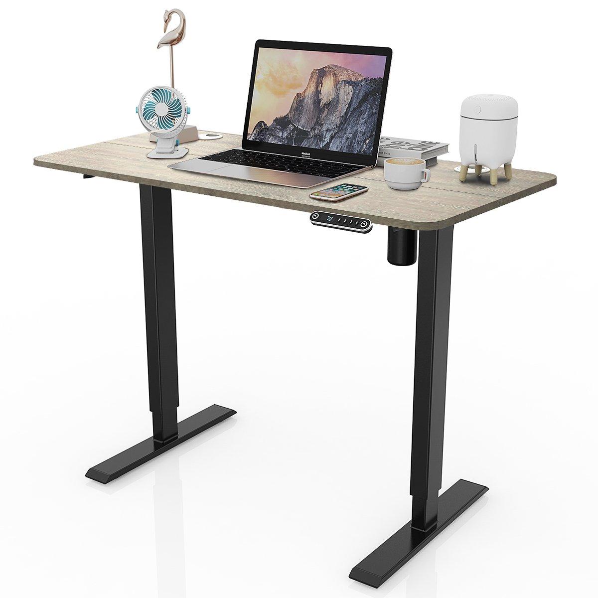 Electric Height-Adjustable Table Standing Desk with Memory Function