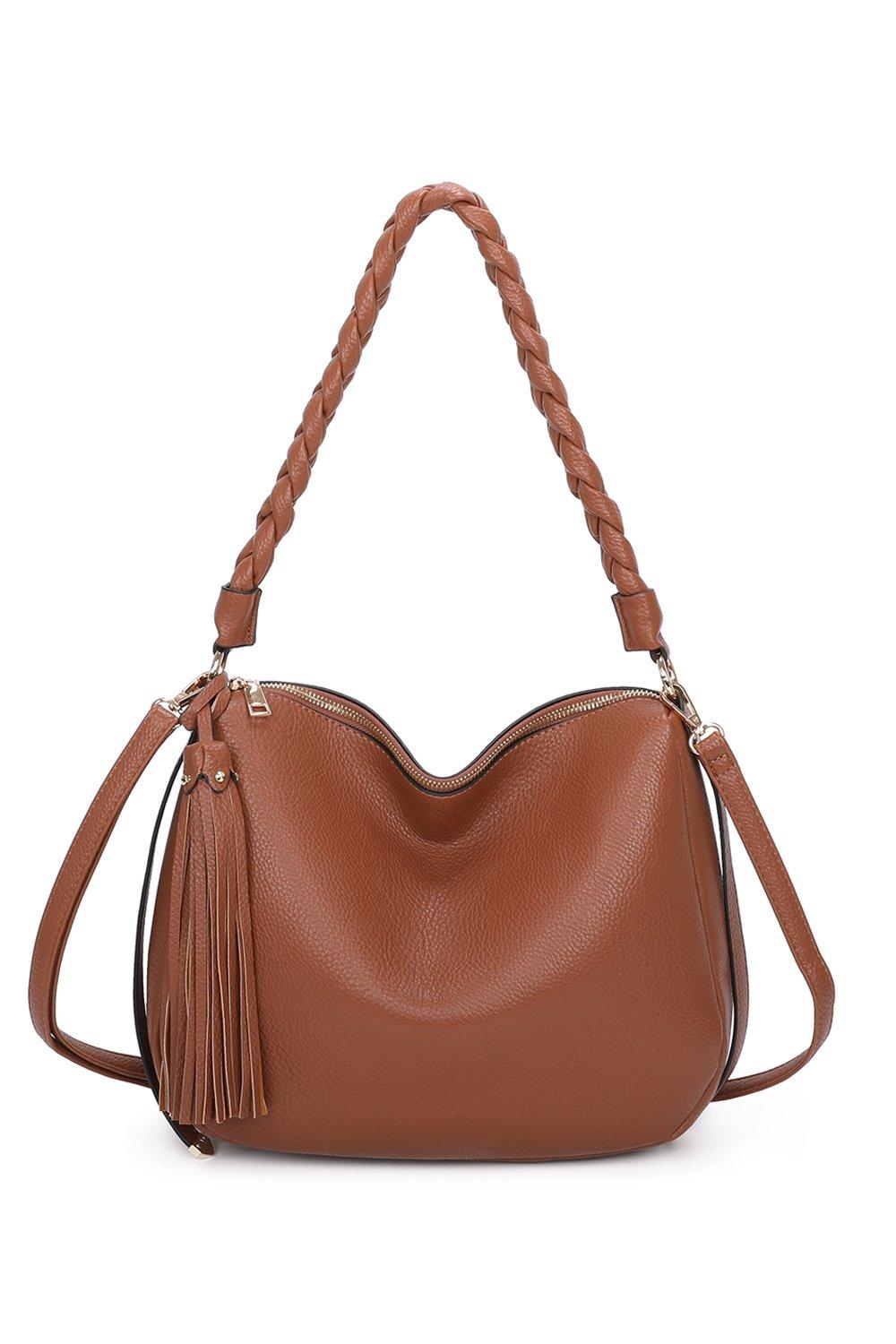 DEBENHAMS COLLECTION BROWN Faux Leather Shoulder Bag Handbag £6.00 -  PicClick UK