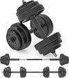 Alivio 30KG Adjustable Vinyl Weights Dumbbells Set For Body Fitness thumbnail 1