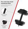 Alivio 30KG Adjustable Vinyl Weights Dumbbells Set For Body Fitness thumbnail 5