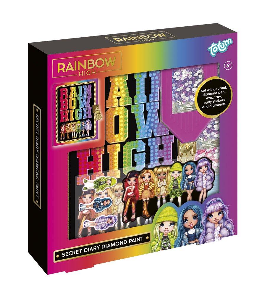 Rainbow High Secret Diary w Lock and Diamond Paint