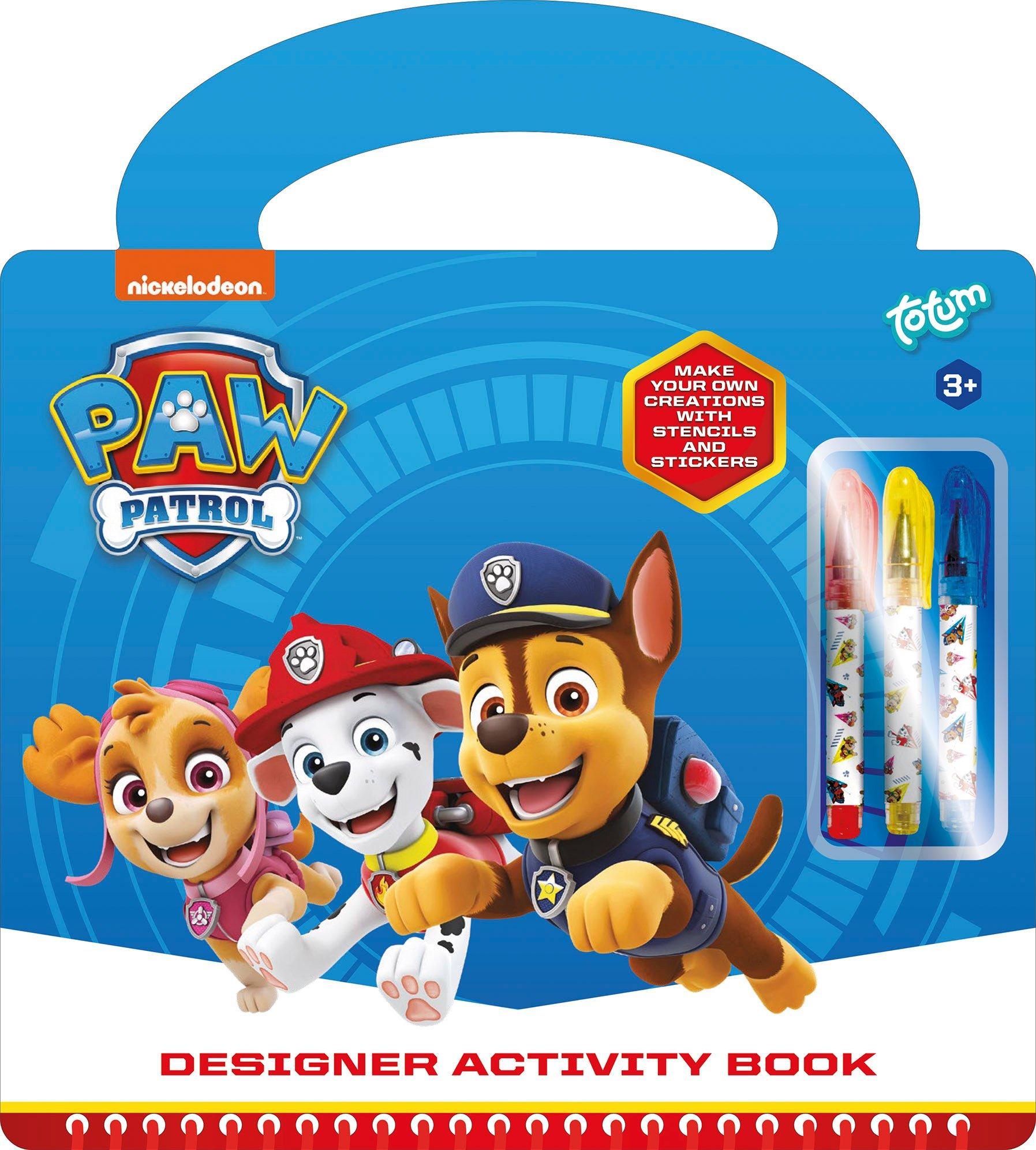 Paw Patrol 85-piece designer drawing and activity book
