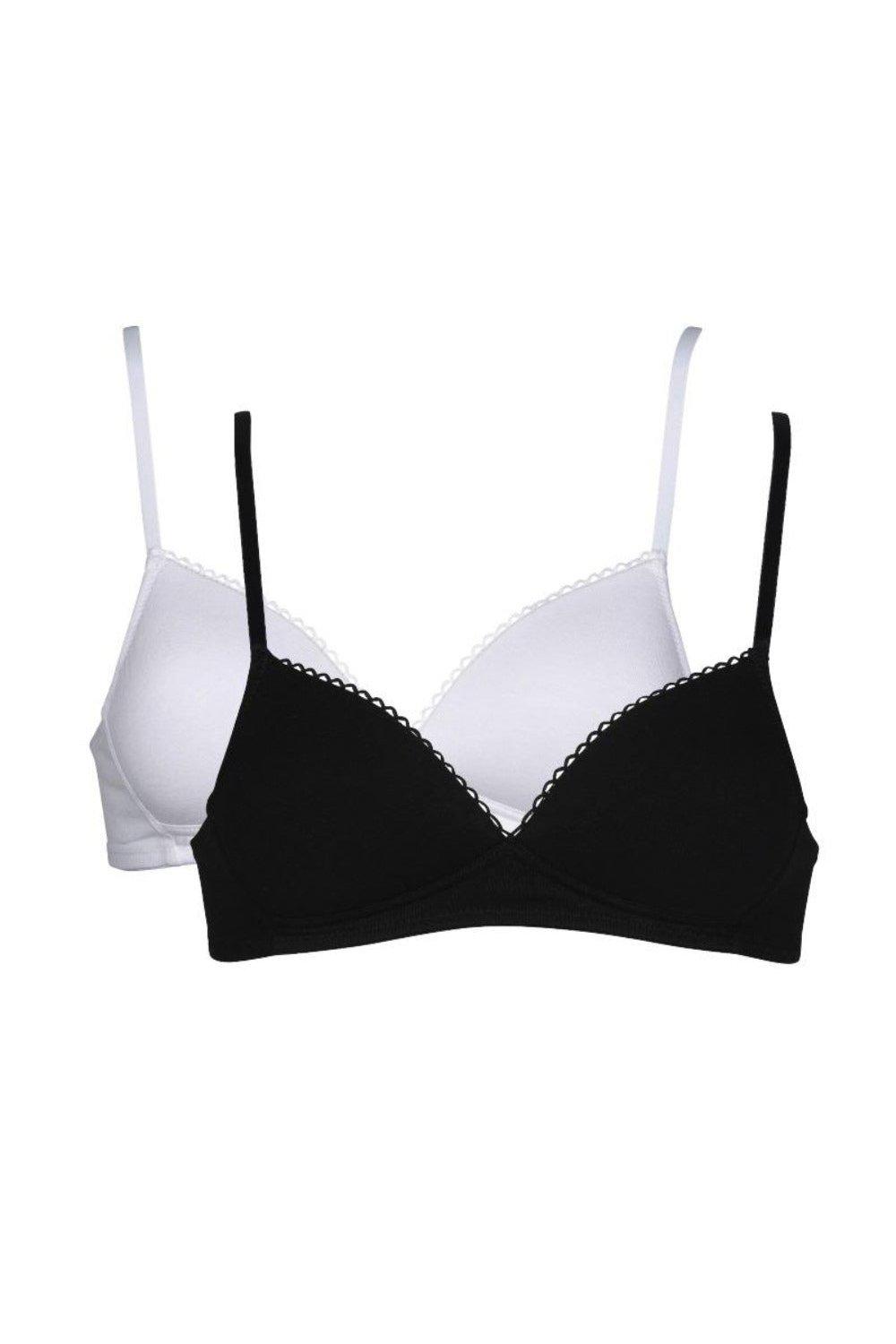 MyBasic Organic Cotton Non-Wired Comfy Bra Twin Pack