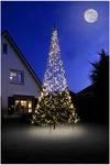 Netagon Outdoor Christmas Tree with Twinkle No Pole - 6M 1200 LED lights create a beautifully illuminated Christmas tree thumbnail 1
