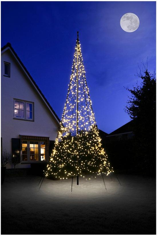 Netagon Outdoor Christmas Tree with Twinkle No Pole - 6M 1200 LED lights create a beautifully illuminated Christmas tree 1
