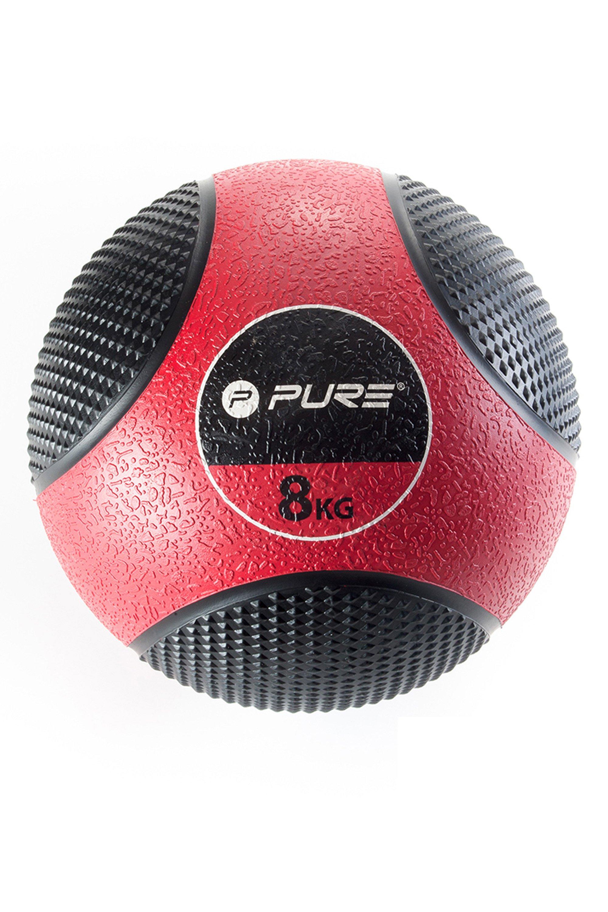 Pure2improve Medicine Ball - 8kg Red/black