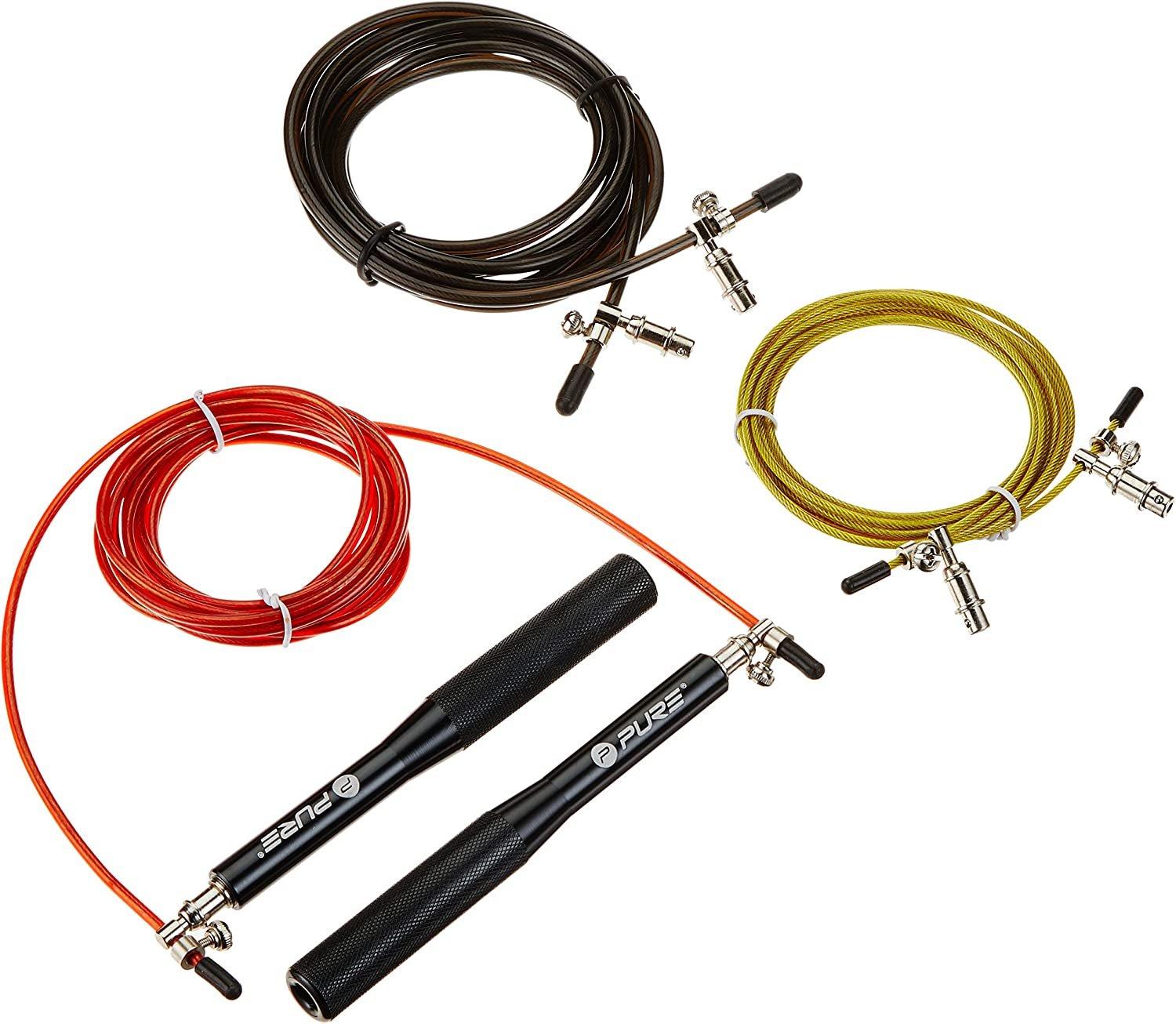 Pure2Improve Weighted Jump Rope With Three Removable Ropes|