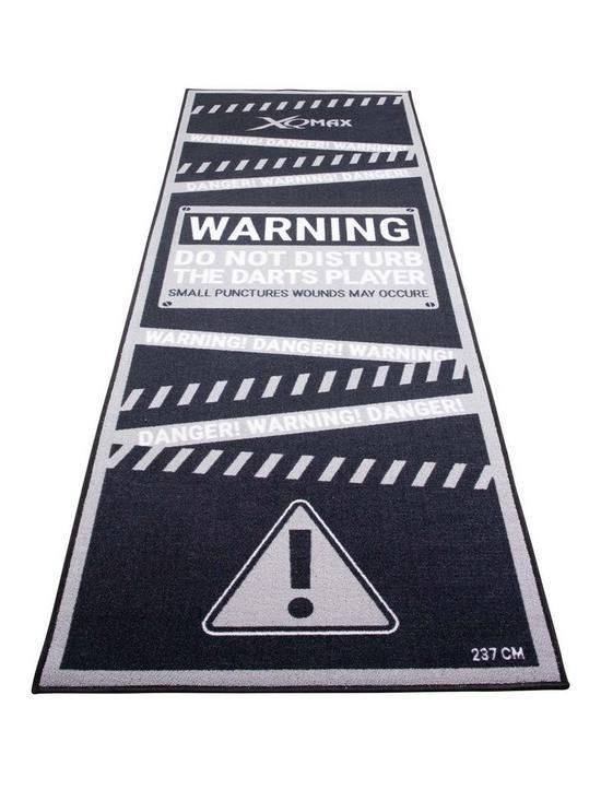 Darts Mat for Home Practice - Warning Do Not Disturb The Darts Player
