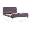 Berkfield Home Taupe Fabric Bed Frame thumbnail 6
