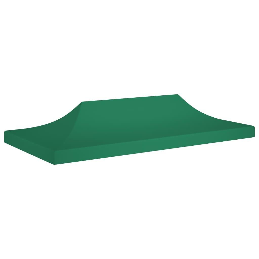 Party Tent Roof 6x3 m Green 270 g/mA2
