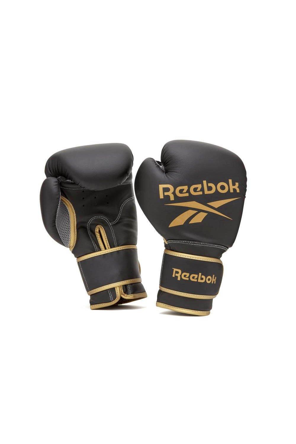 Reebok Boxing Gloves - Gold/Black|Size: 10oz|black