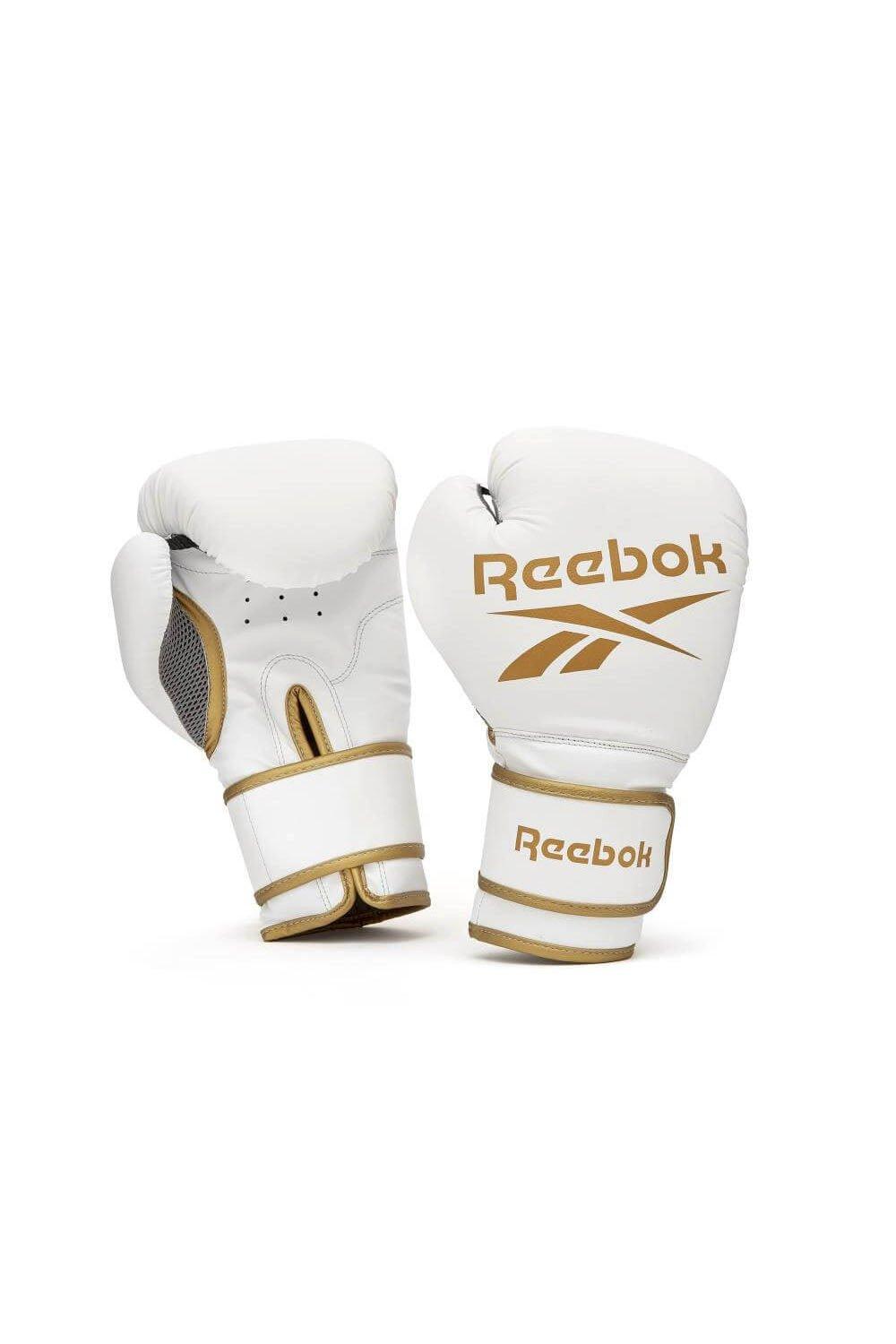 Reebok Boxing Gloves - Gold/White|Size: 10oz|white