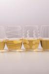Mikasa Cheers' Set of 4 Etched Crystal Stemless Wine Glasses thumbnail 2