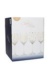 Mikasa Cheers Metallic Gold Set Of 4 14Oz Wine Glasses thumbnail 4