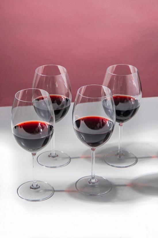 Mikasa Julie Set Of 4 21.5Oz Bordeaux Wine Glasses 1