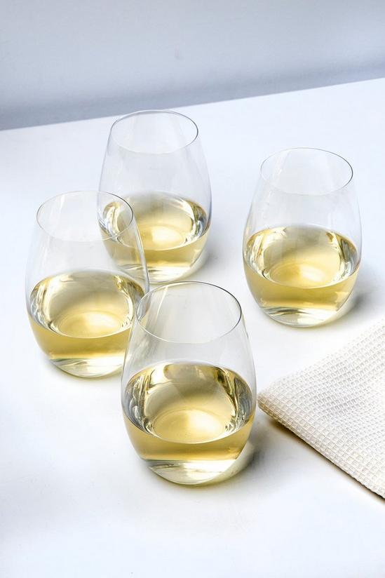 Mikasa Julie Set Of 4 19.75Oz Stemless Wine Glasses 1