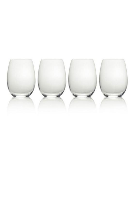 Mikasa Julie Set Of 4 19.75Oz Stemless Wine Glasses 2