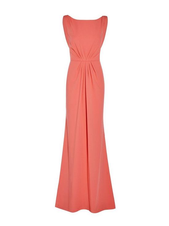 Adrianna Papell Crepe Draped Gown 5