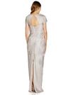 Adrianna Papell Ribbon Embroidered Column Gown thumbnail 3